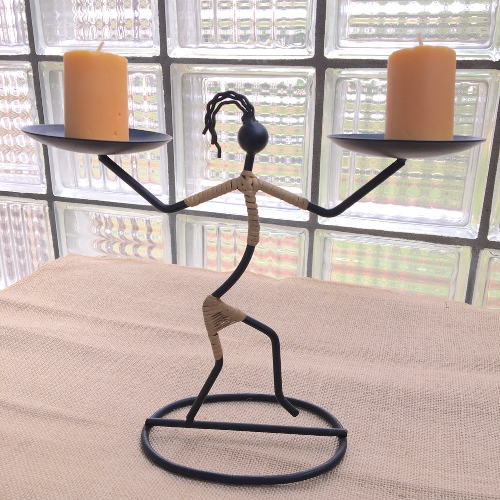 VTG 1960’s Laurids Lonborg Wrought Iron Candle Holder!